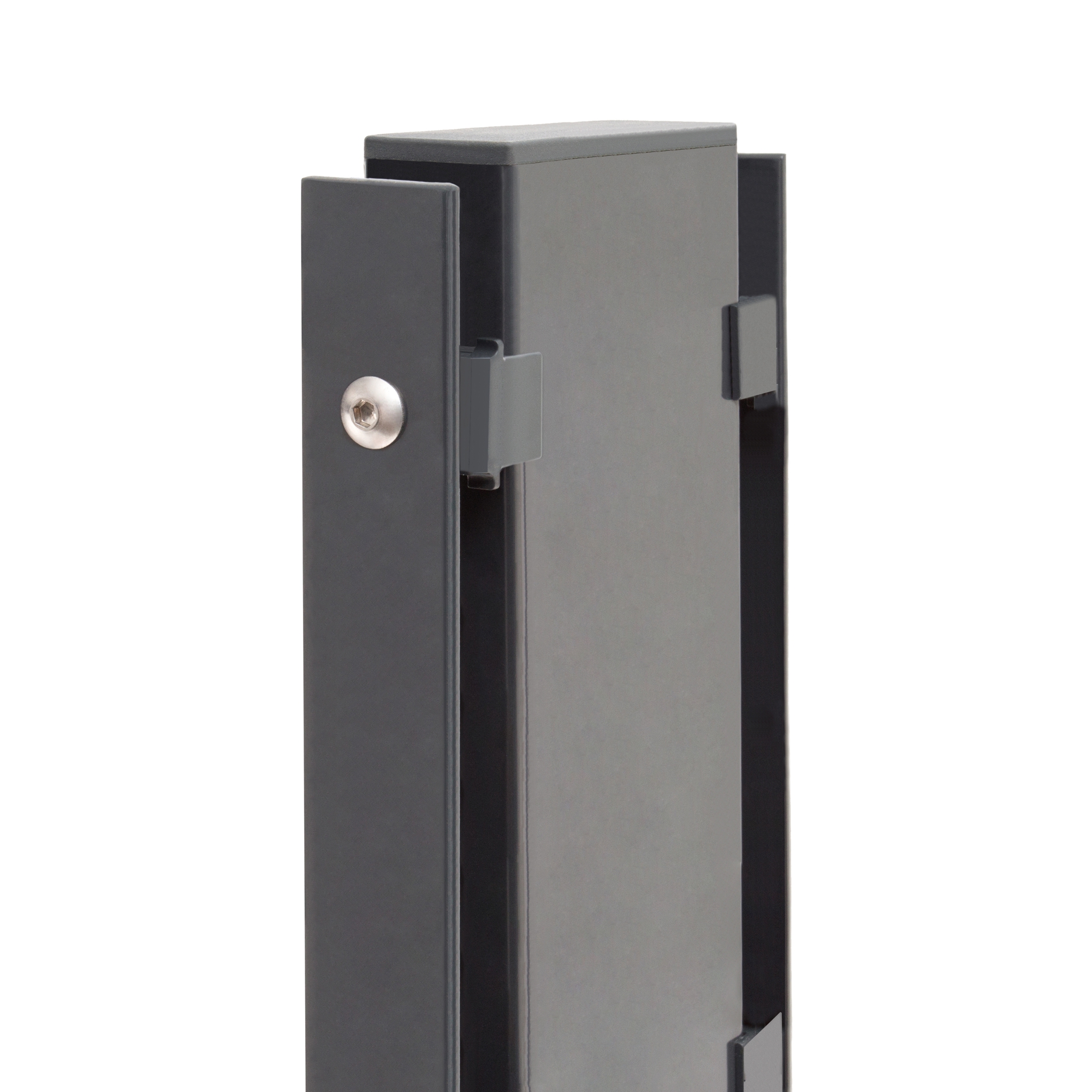  Artikelbild 1 des Artikels “Gabionenpfosten Typ 4 anthrazit RAL 7016 | 1230 | Zum Einbetonieren“