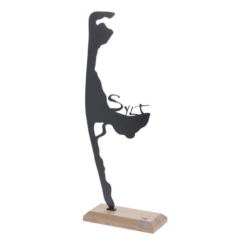 Artikelbild des Artikels “Standfigur Sylt-Silhouette mit Holzfuß “