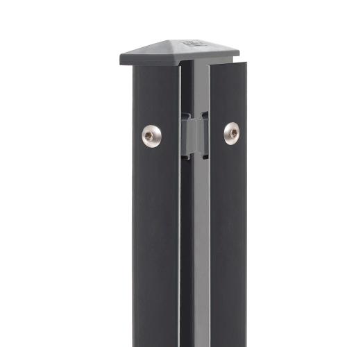 Artikelbild des Artikels “Zaunpfosten Typ 1 anthrazit RAL 7016 | 1830 | Zum Einbetonieren | Eckpfosten Rechts“