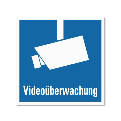 Artikelbild des Artikels “Hinweisschild eckig, Videoüberwachung “