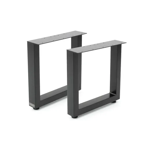 Artikelbild des Artikels “Bankgestell ohne Lehne mit Platte Schwarz, RAL 9005 | Im Set (2x)“