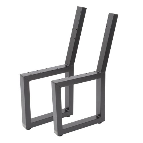 Artikelbild des Artikels “Bankgestell mit Lehne Schwarz matt RAL 9005 | Im Set (2x)“