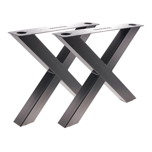 Artikelbild des Artikels “Tischgestell X 100/100 Schwarz matt | Im Set (2x)“