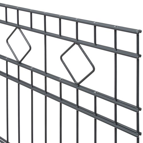 Artikelbild des Artikels “Schmuckzaun Carlos 6/5/6 anthrazit RAL 7016 | 1230“