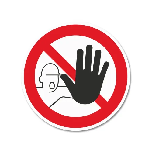 Artikelbild des Artikels “Warnschild rund, Stop Zutritt verboten “