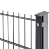 Artikelbild 2 des Artikels “Zaunpfosten Typ 1 anthrazit RAL 7016 | 1830 | Zum Einbetonieren | Standard“