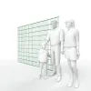 Artikelbild 3 des Artikels “Doppelstabmatte 8/6/8 moosgrün RAL 6005 | 2030 “