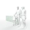 Artikelbild 3 des Artikels “DV Doppelstabmatte 8/6/8 moosgrün RAL 6005 | 830“