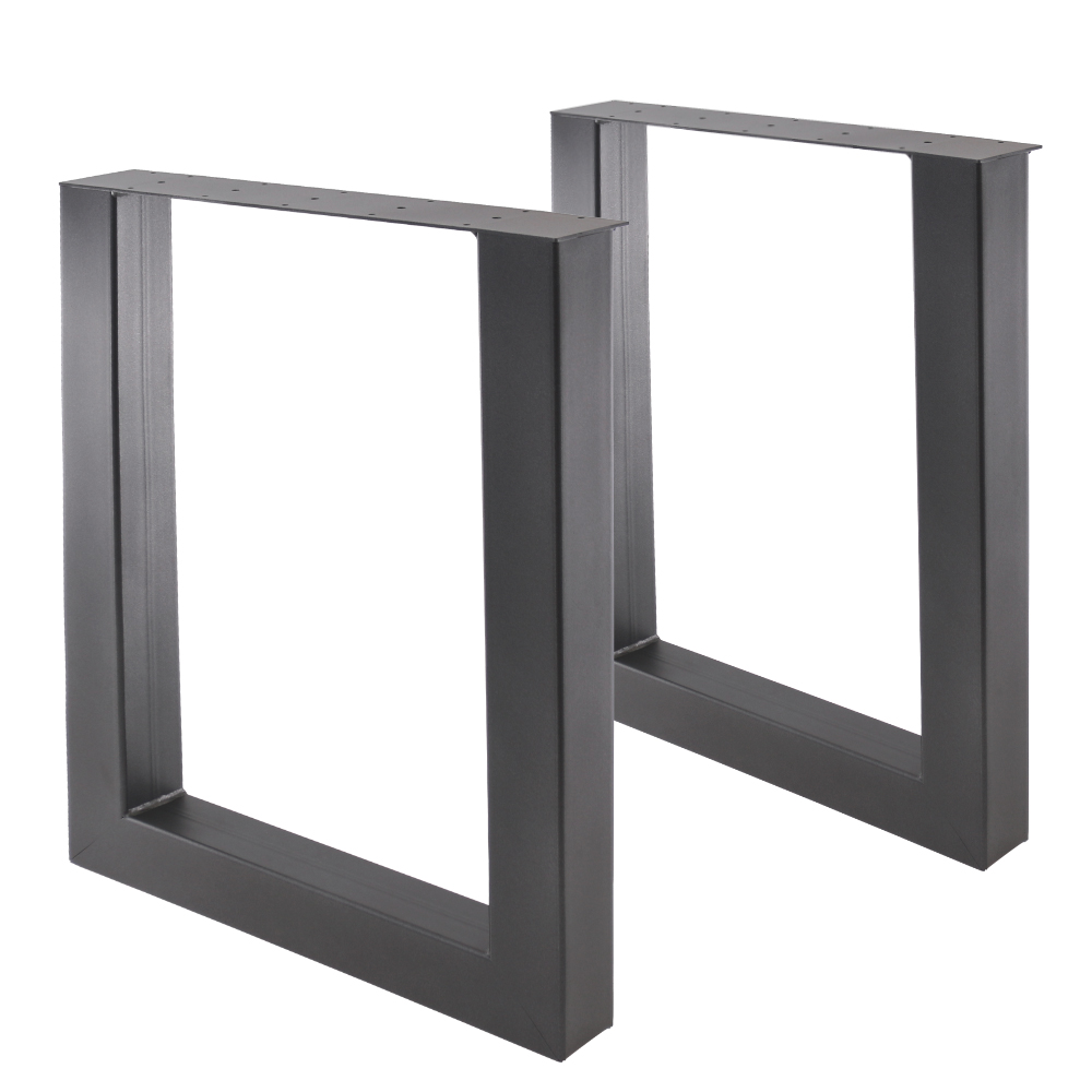 Artikelbild 1 des Artikels “Tischgestell U 80/80 Anthrazit DB 703 | Im Set (2x)“
