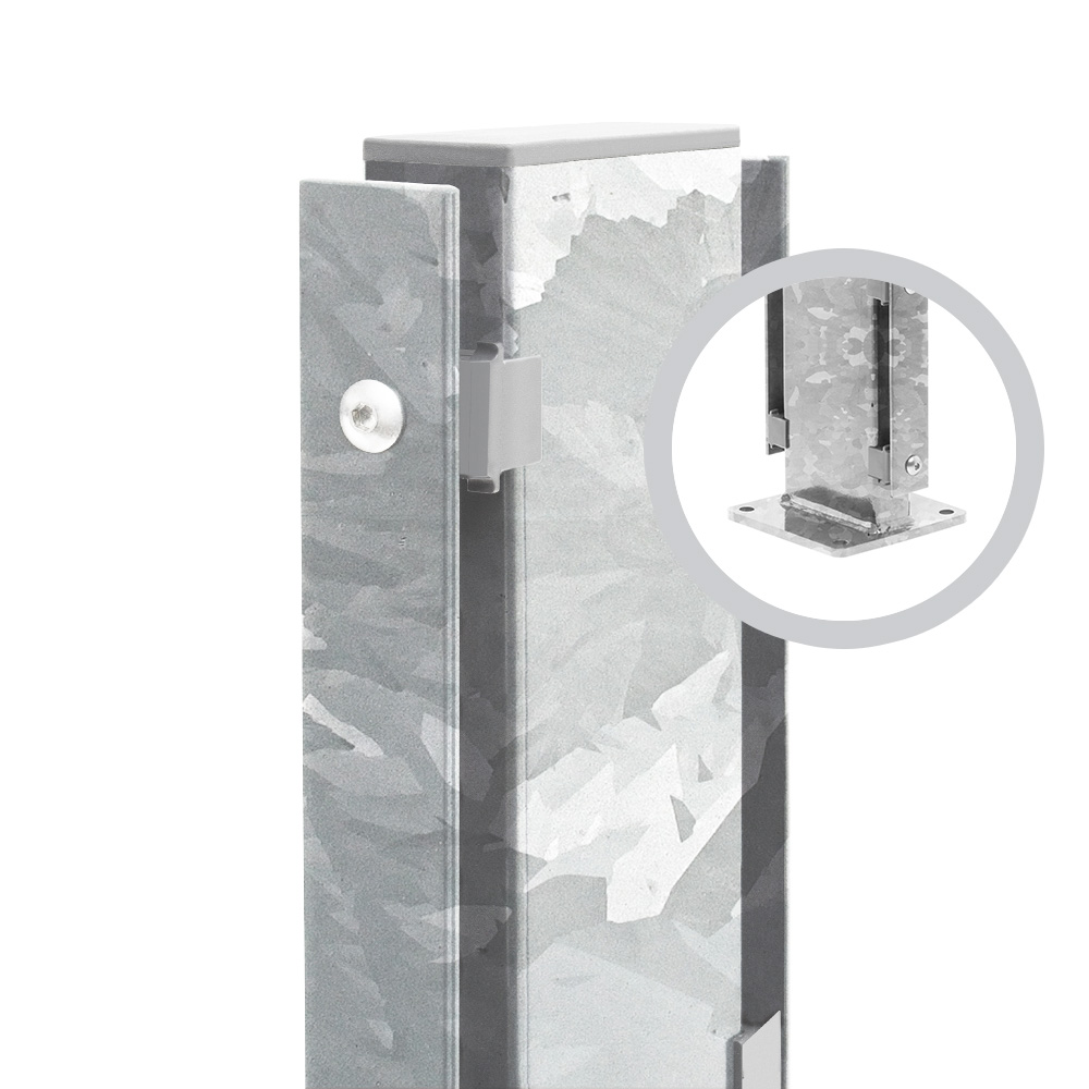  Artikelbild 1 des Artikels “Gabionenpfosten Typ 4 feuerverzinkt | 1630 | Zum Aufdübeln“