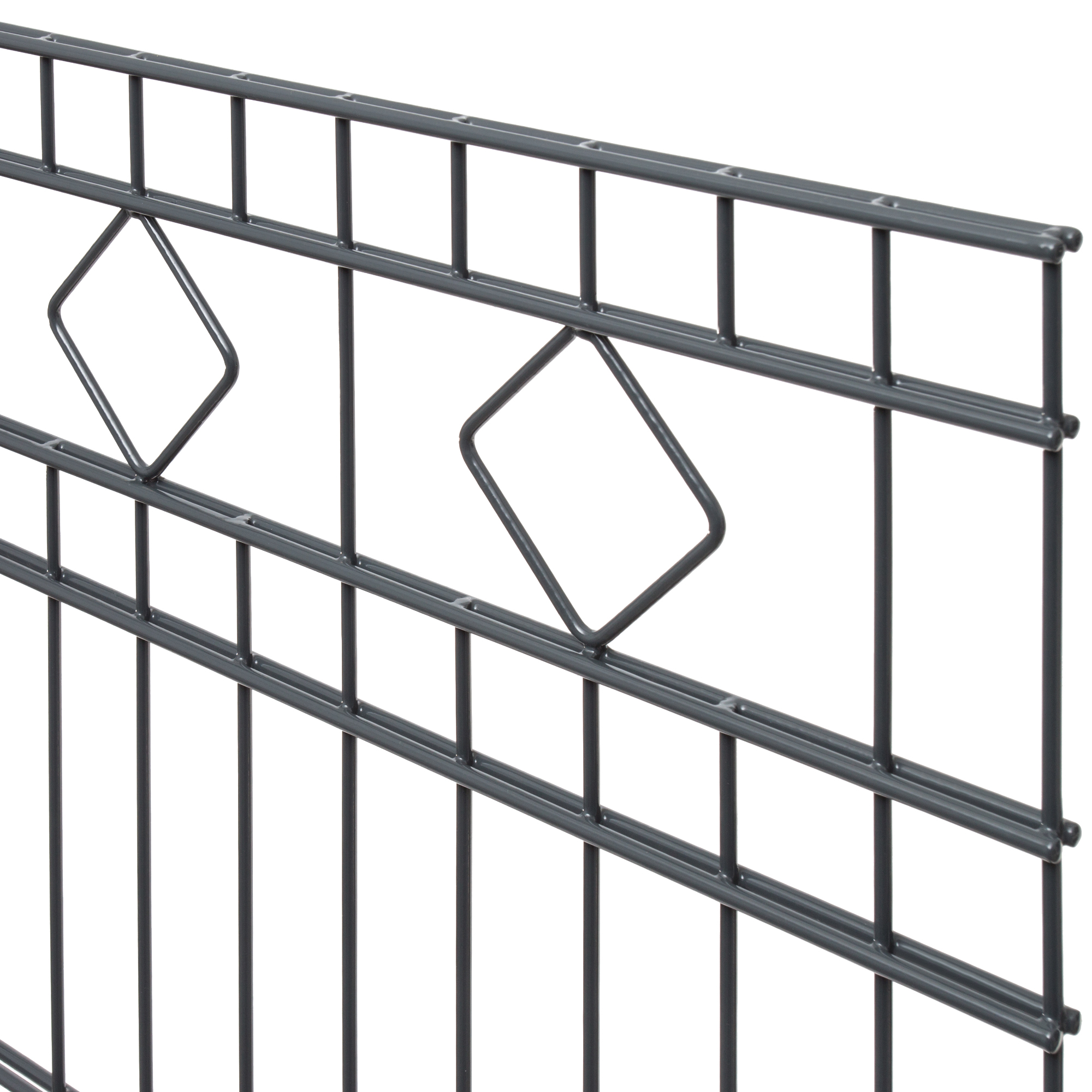  Artikelbild 1 des Artikels “Schmuckzaun Carlos 6/5/6 anthrazit RAL 7016 | 1230“