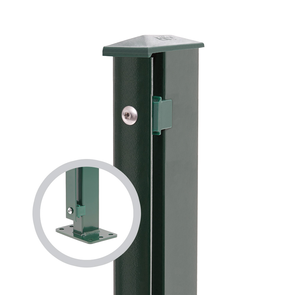  Artikelbild 1 des Artikels “Zaunpfosten Typ 1 moosgrün RAL 6005 | 2030 | Zum Aufdübeln | Standard“