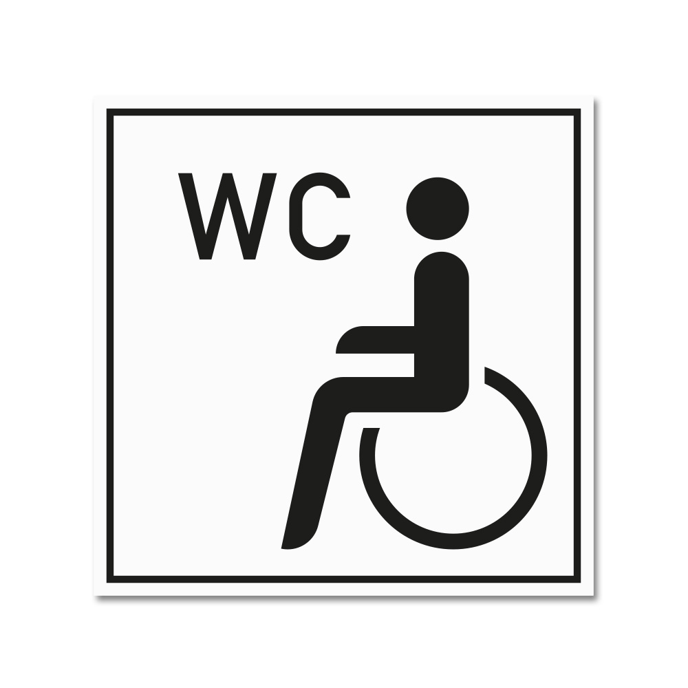  Artikelbild 1 des Artikels “Hinweisschild WC Behinderte “