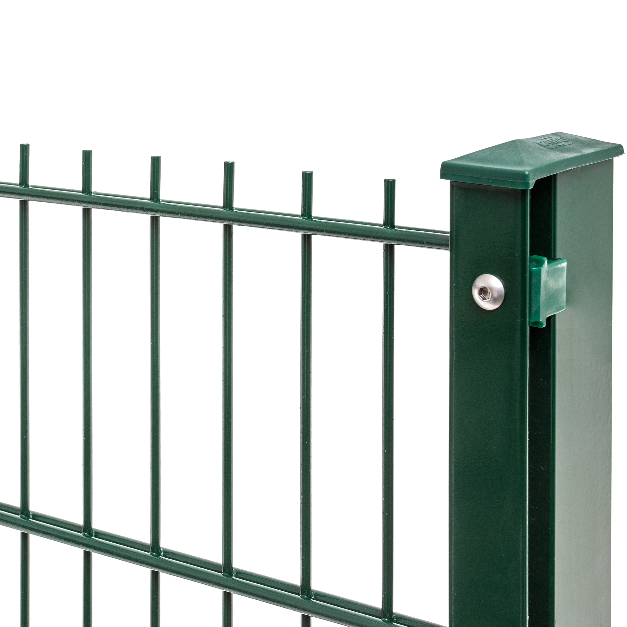  Artikelbild 2 des Artikels “Zaunpfosten Typ 1 moosgrün RAL 6005 | 1430 | Zum Einbetonieren | Standard“