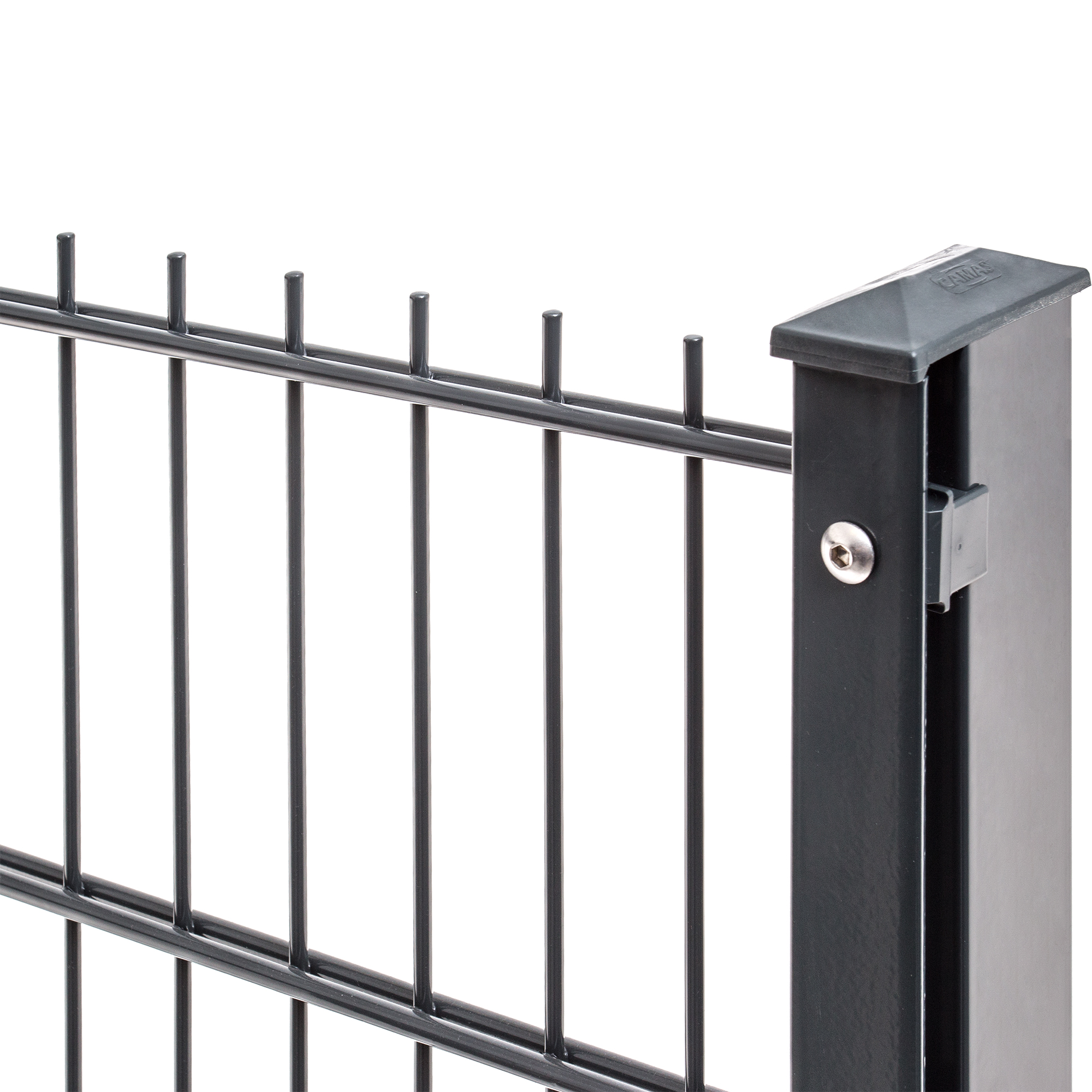  Artikelbild 2 des Artikels “Zaunpfosten Typ 1 anthrazit RAL 7016 | 1830 | Zum Einbetonieren | Standard“