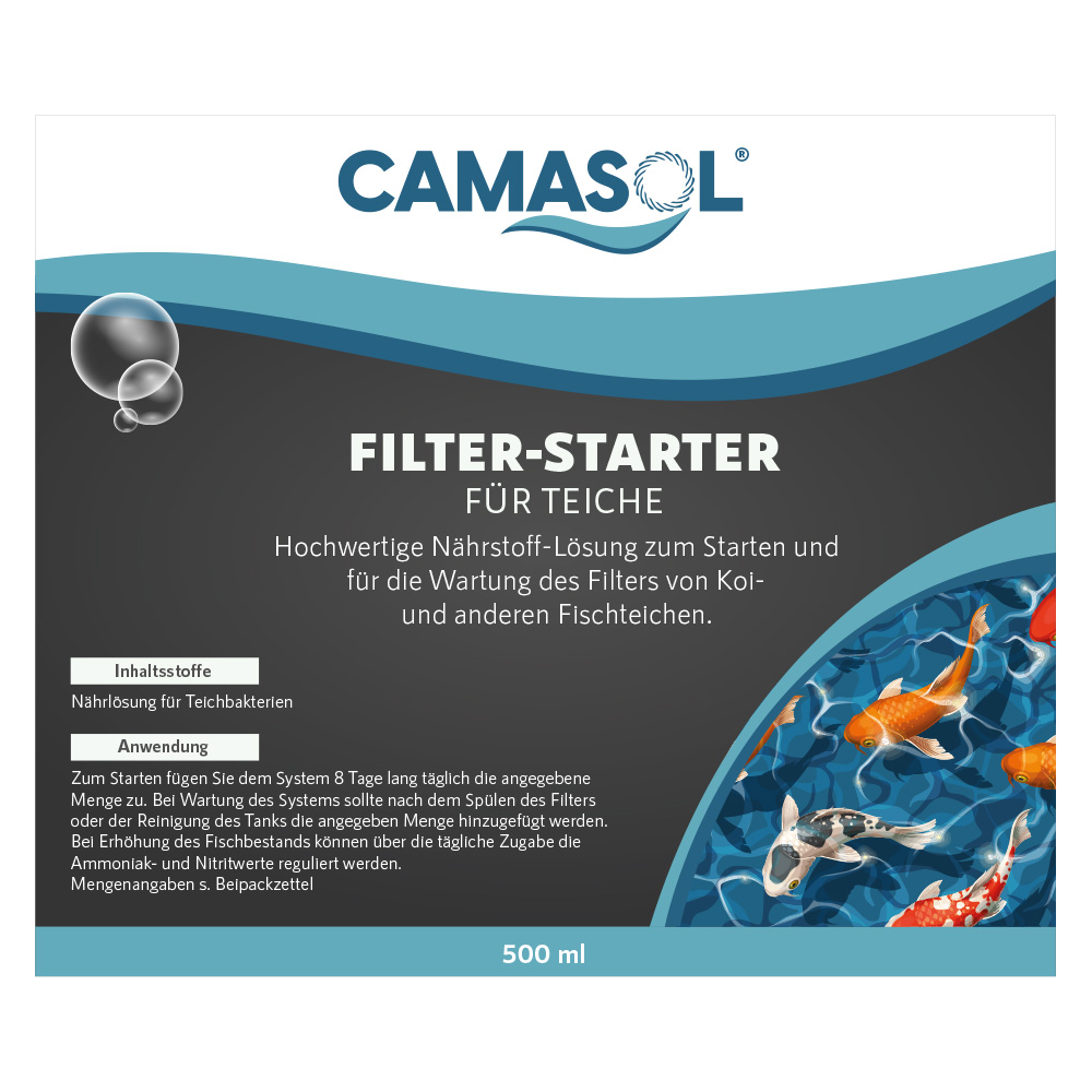 Artikelbild 2 des Artikels “Camasol biol. Filterstarter für Koi-Teich “