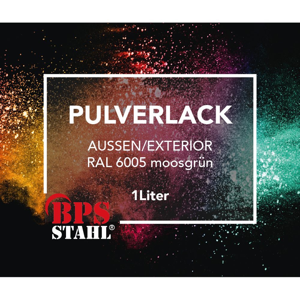  Artikelbild 2 des Artikels “Pulverlack 1 L RAL 6005 moosgrün glänzend “