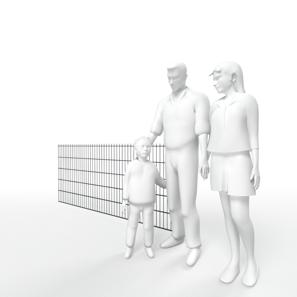  Artikelbild 3 des Artikels “Doppelstabmatte 6/5/6 anthrazit RAL 7016 | 1030“