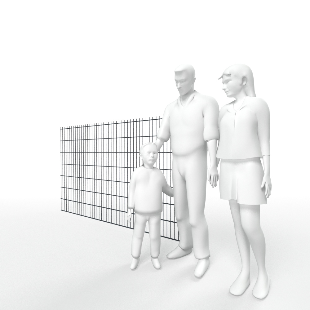  Artikelbild 3 des Artikels “DV Doppelstabmatte 6/5/6 anthrazit RAL 7016 | 1430“