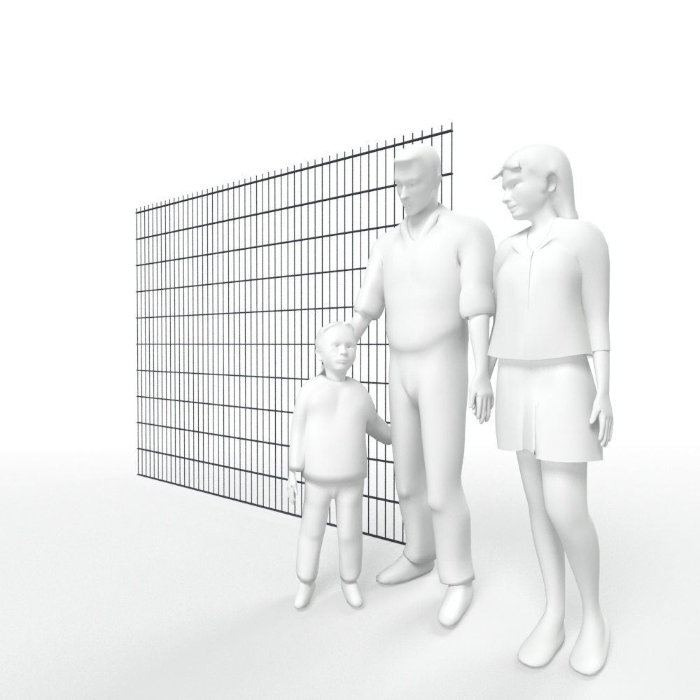  Artikelbild 3 des Artikels “Doppelstabmatte 8/6/8 anthrazit RAL 7016 | 2030 “