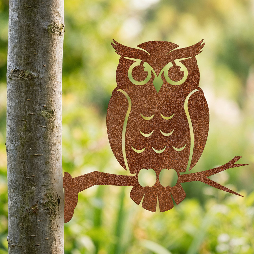  Artikelbild 3 des Artikels “Baumstecker Eule auf Ast “