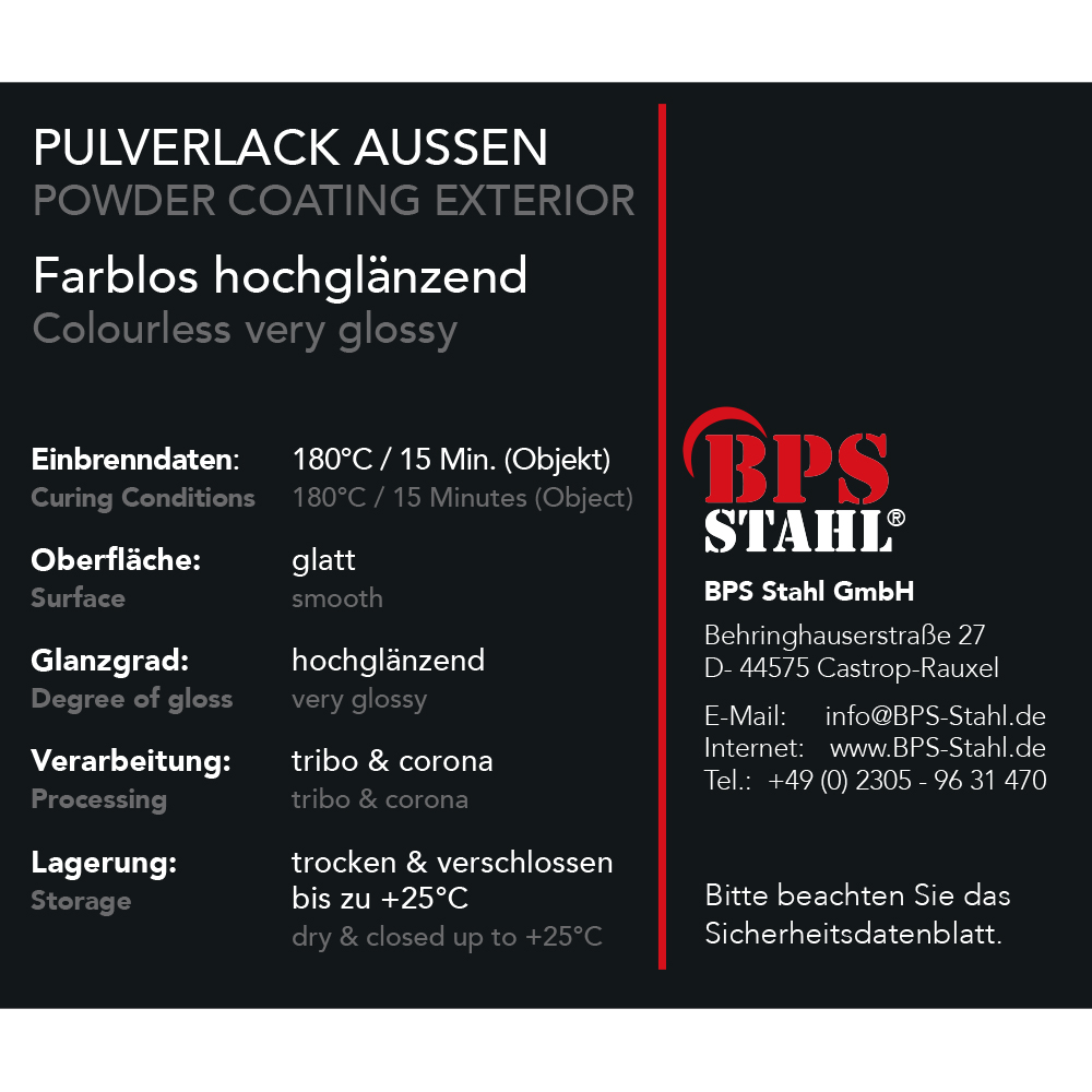  Artikelbild 3 des Artikels “Pulverlack 1 L farblos hochglänzend “