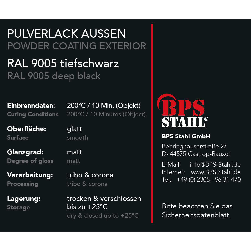  Artikelbild 3 des Artikels “Pulverlack 1 L RAL 9005 tiefschwarz matt “