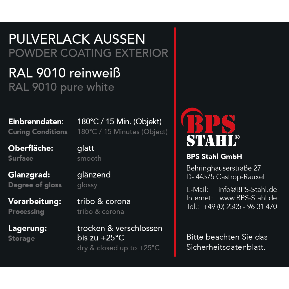  Artikelbild 3 des Artikels “Pulverlack 1 L RAL 9010 reinweiß glänzend “